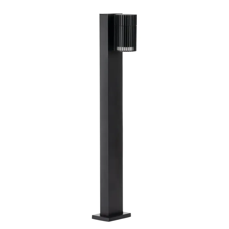 borne-potelet-de-jardin-80cm-exterieure-noire-culot-gu10