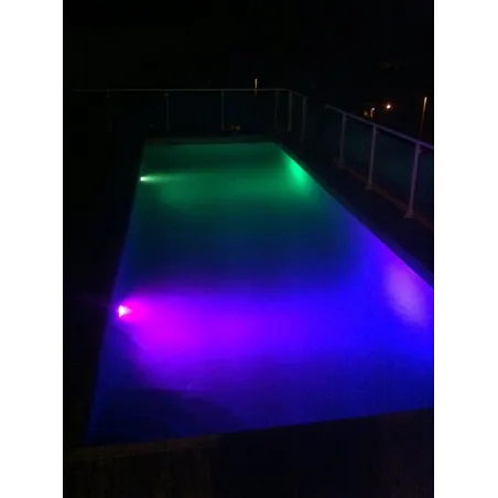 Ampoule piscine couleurs multi led par56 rgb radio rf-couleurs