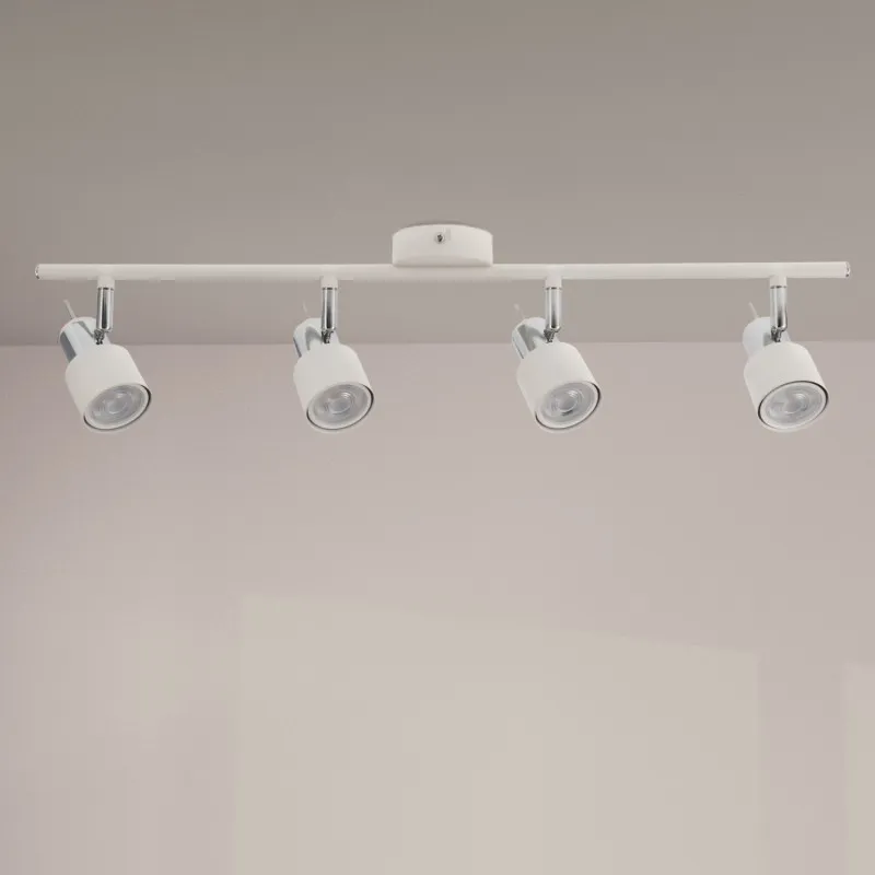 plafonnier-spot-blanc-et-chrome-4-tetes-orientable-culot-gu10