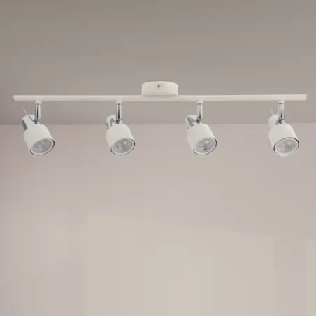 plafonnier-spot-blanc-et-chrome-4-tetes-orientable-culot-gu10