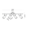 plafonnier-spot-blanc-et-chrome-4-tetes-orientable-culot-gu10