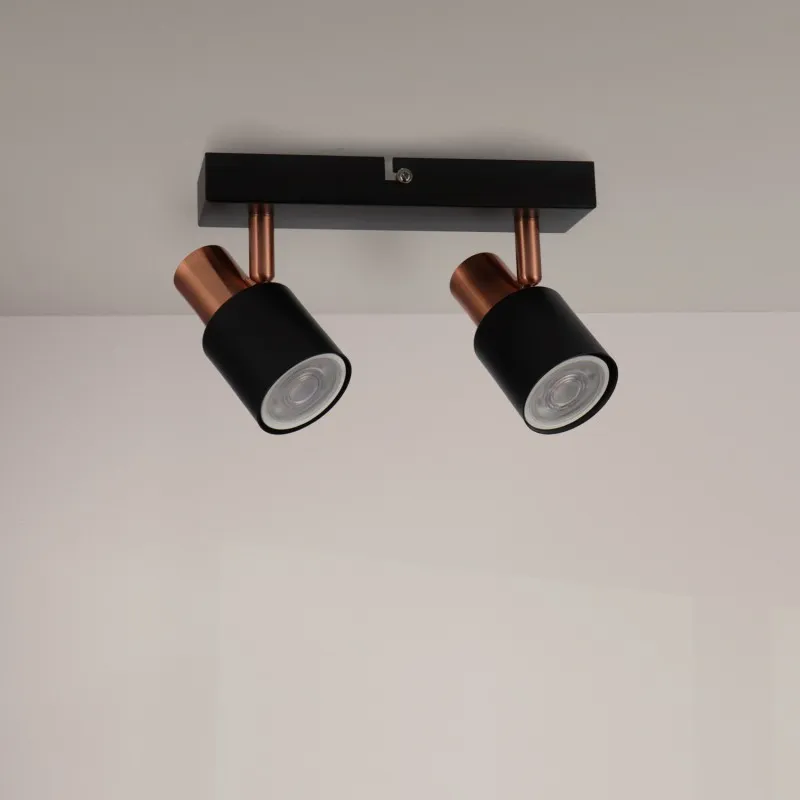 plafonnier-spot-metal-noir-et-cuivres-2-tetes-orientable-culot-gu10
