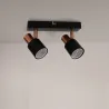 plafonnier-spot-metal-noir-et-cuivres-2-tetes-orientable-culot-gu10