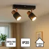 plafonnier-spot-metal-noir-et-cuivres-2-tetes-orientable-culot-gu10