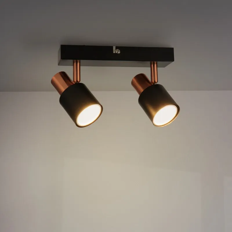 plafonnier-spot-metal-noir-et-cuivres-2-tetes-orientable-culot-gu10
