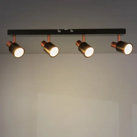 plafonnier-spot-metal-noir-et-cuivres-4-tetes-orientable-culot-gu10