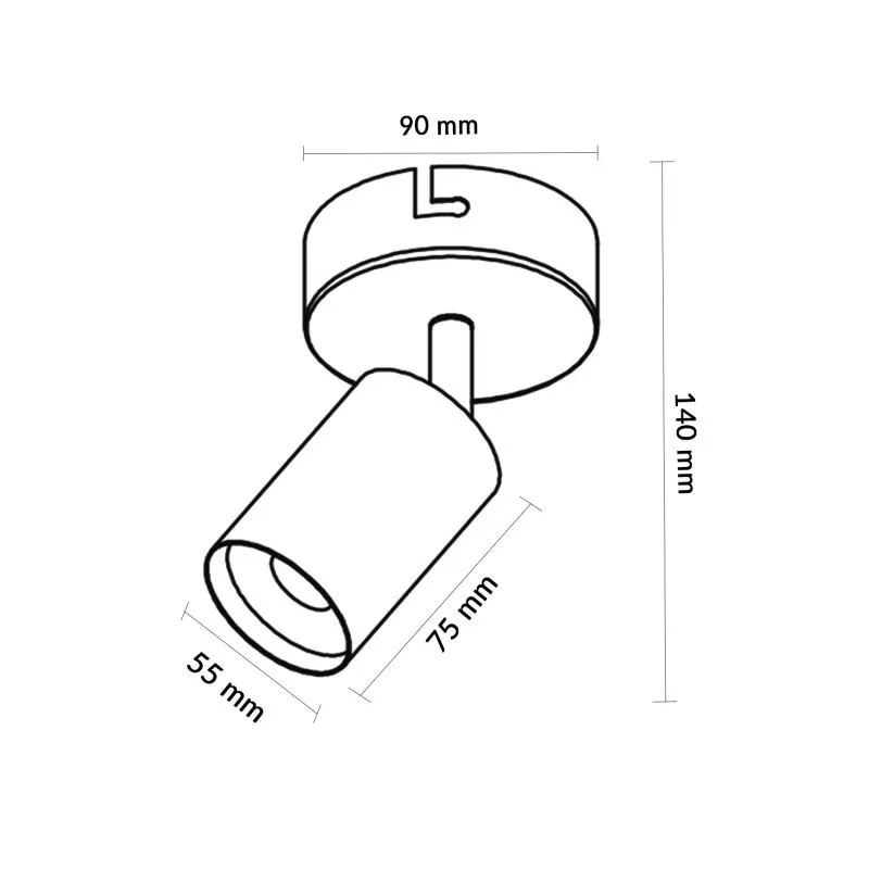 plafonnier-spot-metal-noir-1-tete-orientable-culot-gu10