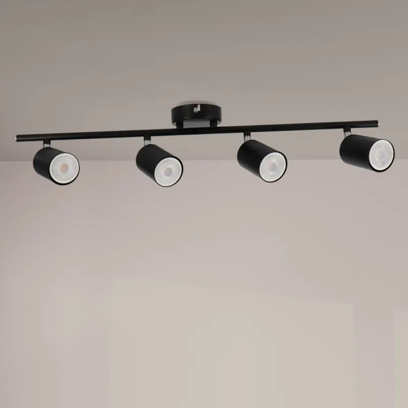 plafonnier-spot-metal-noir-4-tetes-orientable-culot-gu10