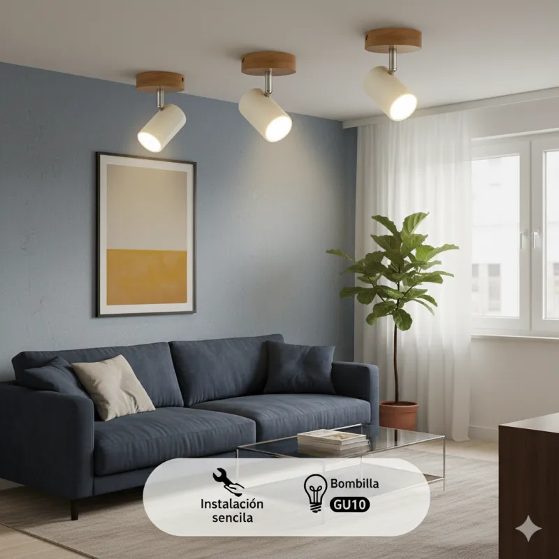 plafonnier-spot-metal-blanc-et-bois-1-tete-orientable-gu10