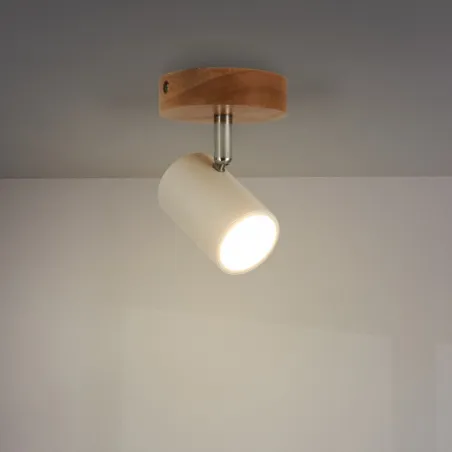 plafonnier-spot-metal-blanc-et-bois-1-tete-orientable-gu10