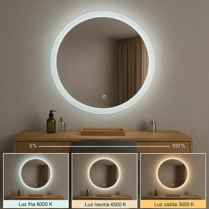 miroir-led-salle-de-bain-lumineux-15w-rond-60cm-decor-bois
