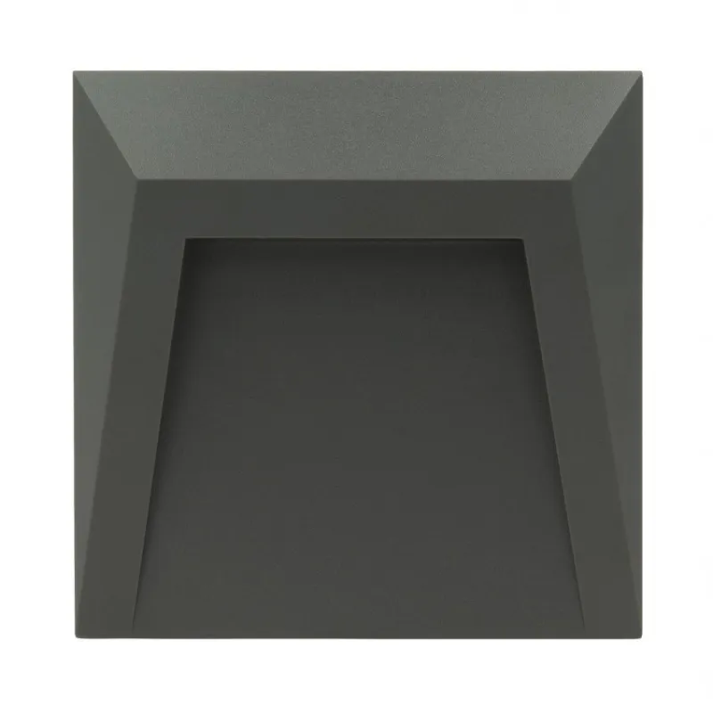applique exterieur led rectangulaire noire 600lumens 17cm etanche ip65