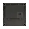 applique exterieur led rectangulaire noire 600lumens 17cm etanche ip65