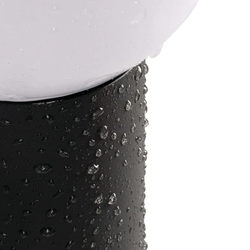 borne-potelet-exterieure-80cm-boule-gris-anthracite-stono-15m-culot-e27
