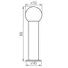 borne-potelet-detecteur-de-mouvement-80cm-boule-gris-anthracite-stono-15m-culot-e27