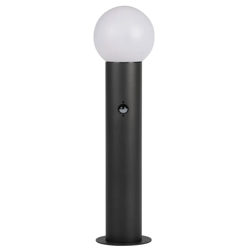 borne-potelet-detecteur-de-mouvement-80cm-boule-gris-anthracite-stono-15m-culot-e27