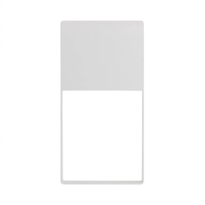 applique balisage exterieur led mural rectangle blanc-150 lumens etanche ip54 moderne 3000k