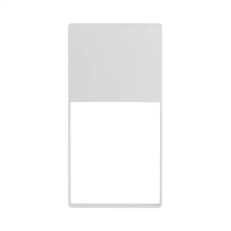 applique balisage exterieur led mural rectangle blanc-150 lumens etanche ip54 moderne 3000k