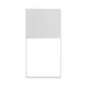 applique balisage exterieur led mural rectangle blanc-150 lumens etanche ip54 moderne 3000k