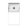 applique balisage exterieur led mural rectangle blanc-150 lumens etanche ip54 moderne 3000k