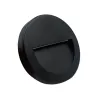 applique-murale-led-exterieure-balisage-ip65-rond-noir