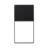 applique balisage exterieur led mural rectangulaire noir-150 lumens etanche ip54 moderne 3000k