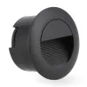 eclairage-encastrable-mural-exterieure-balisage-3w-led-250lm-rond-noir