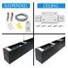 suspension-aluminium-profile-led-200w-barre-carre-noir-xxl-150x150cm
