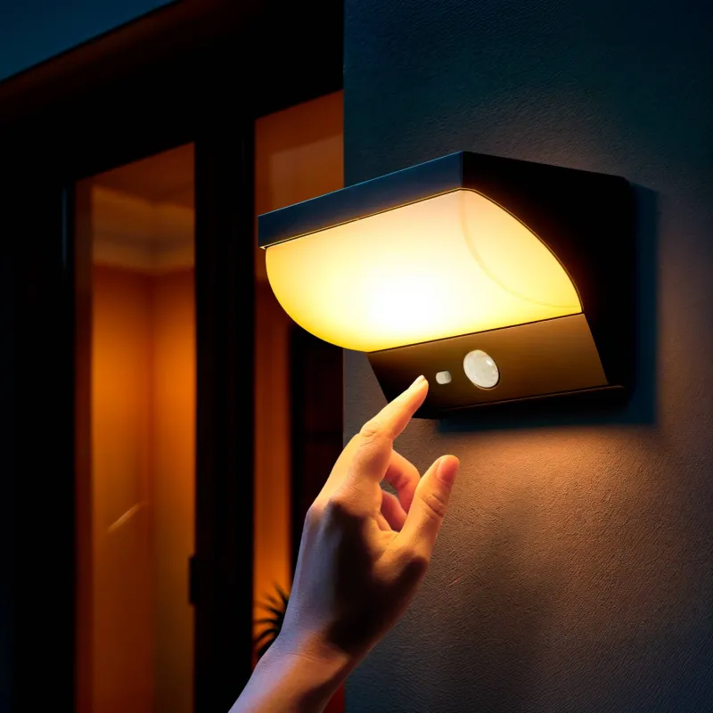 applique-solaire-5w-led-detecteur-de-mouvement-noire-350-lumens