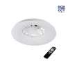 Plafonnier LED Ventilateur CCT avec Télécommande | Silencieux & Design | Xiled