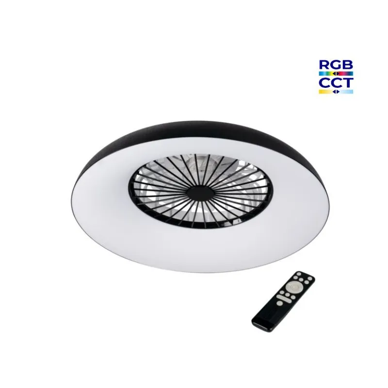 plafonnier-led-avec-ventilateur-noir-plave-48cmcctrgb-wtelecommande