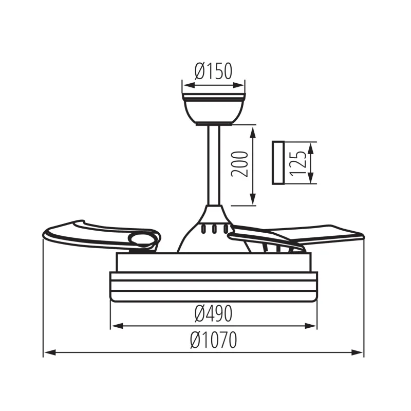 Plafonnier LED Ventilateur CCT avec Télécommande | Silencieux & Design | Xiled