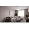 Plafonnier LED Ventilateur CCT avec Télécommande | Silencieux & Design | Xiled