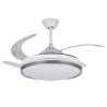 Plafonnier LED Ventilateur CCT avec Télécommande | Silencieux & Design | Xiled