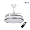 Plafonnier LED Ventilateur CCT avec Télécommande | Silencieux & Design | Xiled
