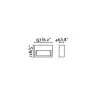 GRADA 157 Lampe applique rouille balisage balise