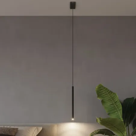 Suspension PASTELO 1, acier noir - Pas cher