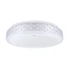 Plafonnier LED E27 effet diamant 40 cm – Luminaire moderne 3 ampoules MILENA C