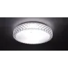 Plafonnier LED E27 effet diamant 40 cm – Luminaire moderne 3 ampoules MILENA C