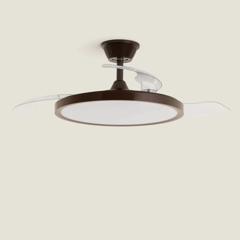 plafonnier-ventilateur-led-15w-cct-marron-pales-retractables-diametre-100cm