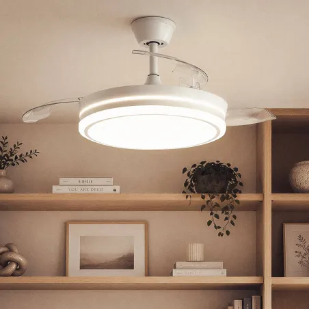 plafonnier-ventilateur-led-cct-pales-retractables-diametre-100cm