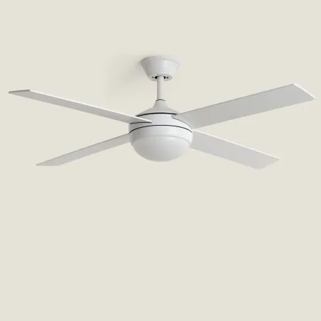ventilateur-de-plafond-led-cct-4-pales-bois blanc-diametre-132cm