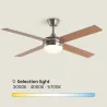 ventilateur-de-plafond-led-cct-4-pales-bois et metal-diametre-132cm