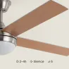 ventilateur-de-plafond-led-cct-4-pales-bois et metal-diametre-132cm
