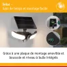 Applique Solaire LED SONLIG 2200 Lumens IP65 avec Détecteur de Mouvement et Capteur Crépusculaire
