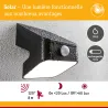 Applique Solaire LESLY Détecteur de Mouvement Infrarouge et Crépusculaire IP65 | Éclairage Extérieur LED Autonome