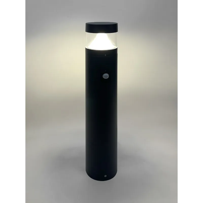borne-exterieure-dtecteur-de-mouvement-11w-led-obus-gris-anthracite-ip65-65cm-220v-730lm