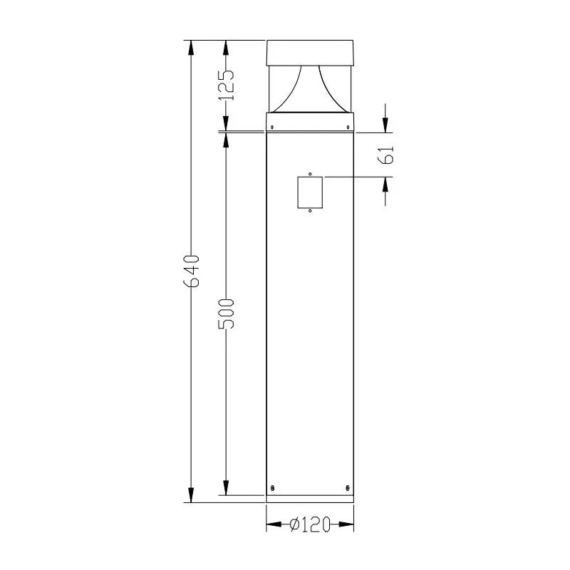 borne-exterieure-dtecteur-de-mouvement-11w-led-obus-gris-anthracite-ip65-65cm-220v-730lm