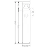 borne-exterieure-dtecteur-de-mouvement-11w-led-obus-gris-anthracite-ip65-65cm-220v-730lm