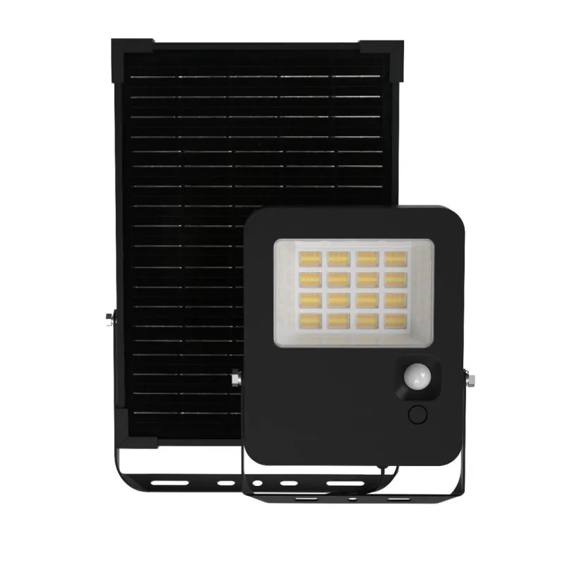 Projecteur LED Solaire MIAMI 4800 Lumens avec Détecteur de Mouvement PIR et CCT Variable | Éclairage Extérieur IP65